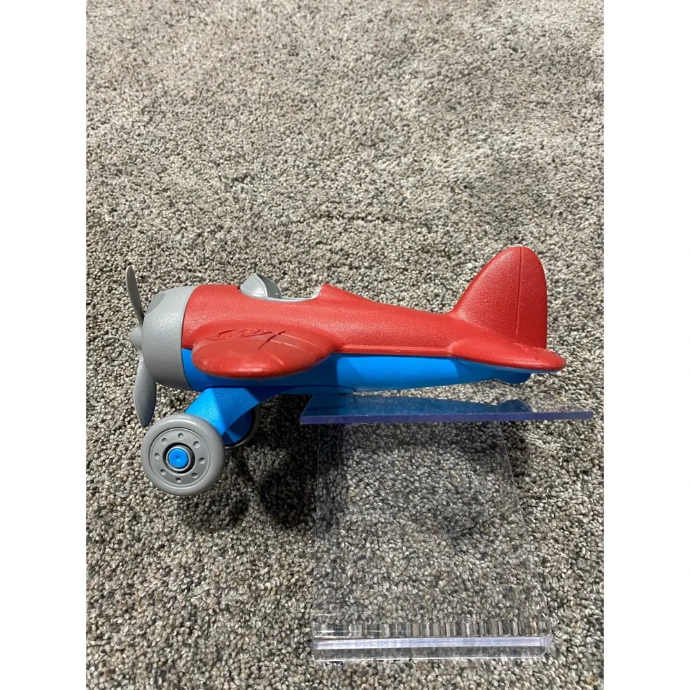 Green Toys Airplane Kids One Size Red Excellent Recycled Plastic Propeller Plane